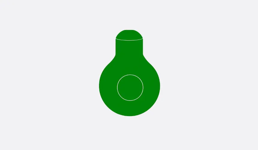 IV 보틀 봉인 스티커 (그린)